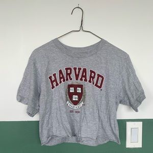 Cropped Harvard T Shirt
